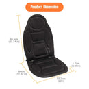 Universal Black 12V Electric Heated Car Front Seat Cushion Cover Heater Warmer