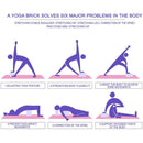 Yoga Block Props Foam Brick Stretching Aid Gym Pilates Yoga Block Exercise Fitness Sport