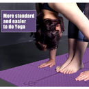 Yoga Mats 1/4" 6mm 10mm Eco Friendly Non Slip Fitness Mat Exercise Mat Workout Mat For Pilates and Yoga PVC NBR