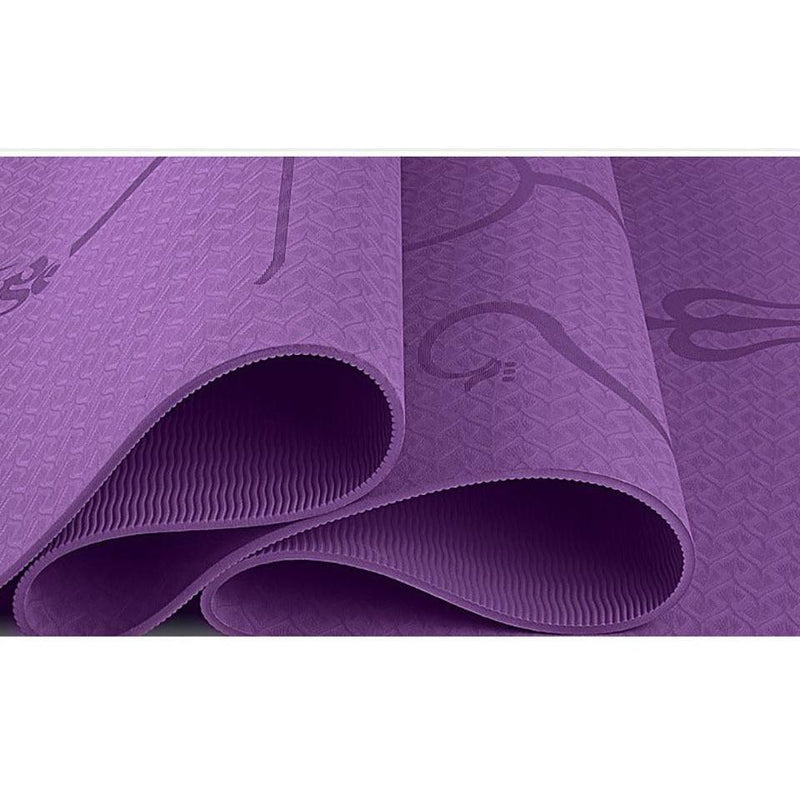 Yoga Mats 1/4" 6mm 10mm Eco Friendly Non Slip Fitness Mat Exercise Mat Workout Mat For Pilates and Yoga PVC NBR