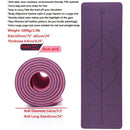 Yoga Mats 1/4" 6mm 10mm Eco Friendly Non Slip Fitness Mat Exercise Mat Workout Mat For Pilates and Yoga PVC NBR