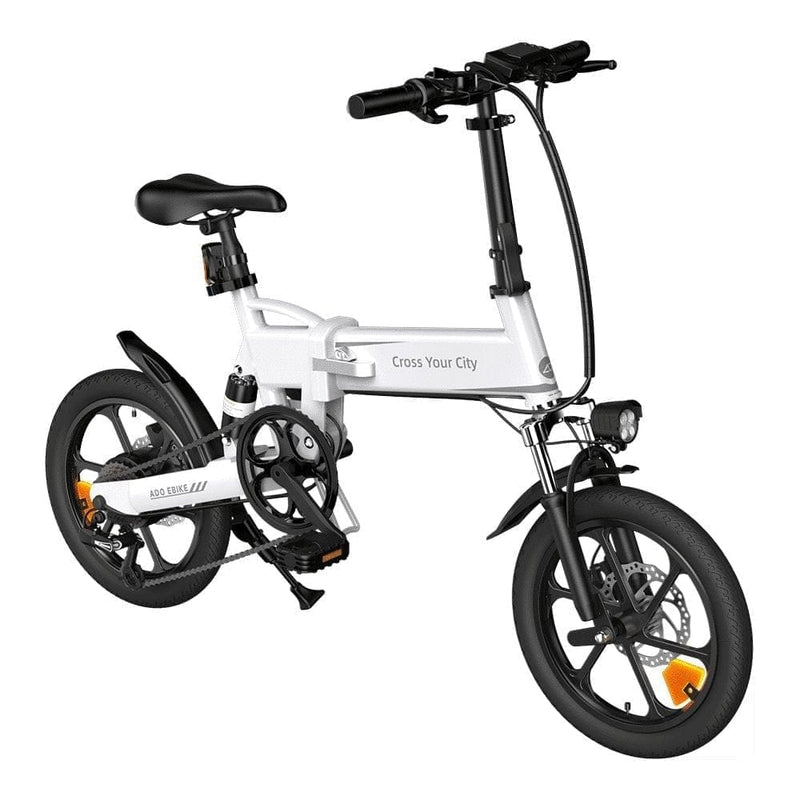 ADO A16XE Light Weight Folding Electric Bike Battery Life Up to 43 Miles