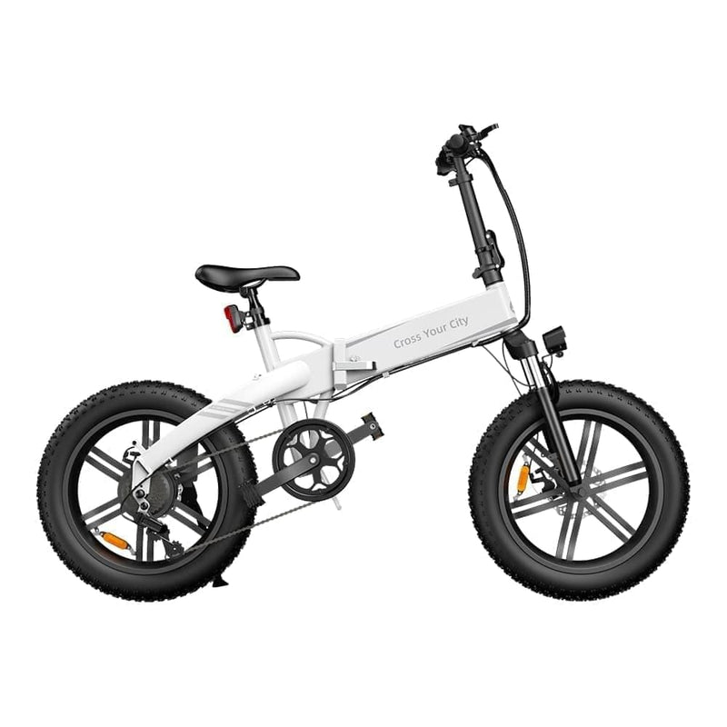 ADO A20F+ 20 Inches Fat Tire Folding Electric Bike Battery Life Up to 40 Miles