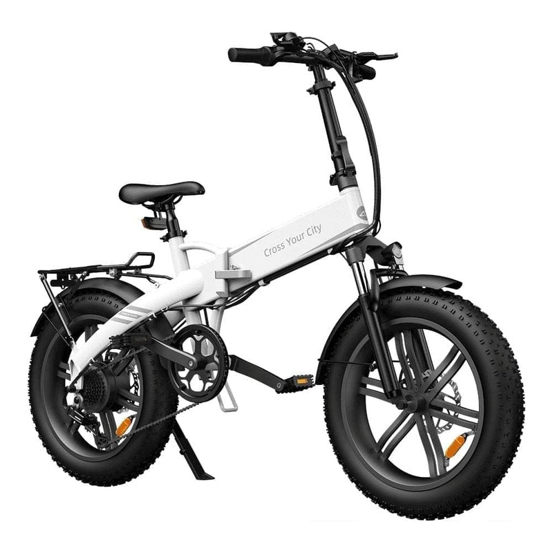 ADO A20F XE Fat Tire Folding Electric Bike Battery Life Up to 40 Miles
