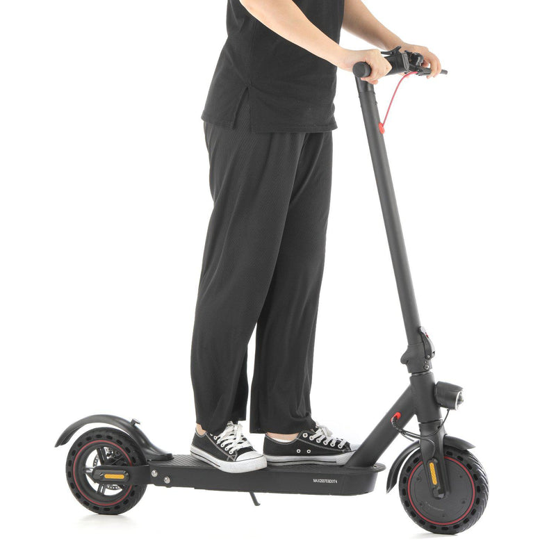 iScooter E9D 350W Electric E-Scooter Solid Tires with Double Shock Absorber, Battery Life Up to 25 KM