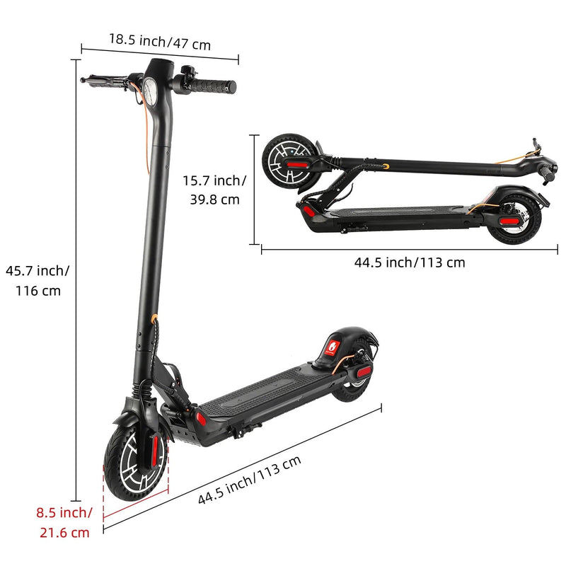 iScooter M5pro Electric Scooter, With Front and Rear Shock Absorber 350W Motor with App Battery life up to 40 km